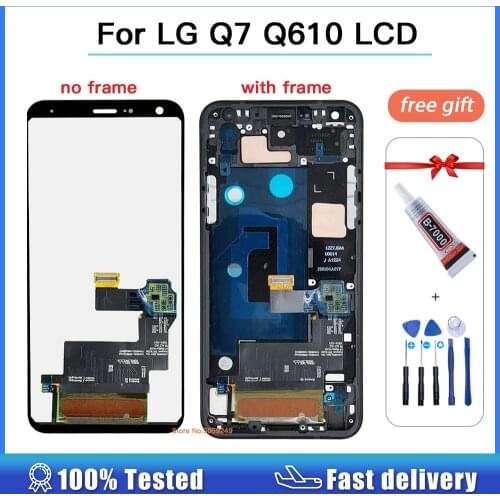 5.5" For LG Q7 LCD Display Touch Screen + frame Digitizer Assembly For LG Q7 Plus Q610 Q610MA Q610TA Q610YB Q610EA Q610EQ Q610M