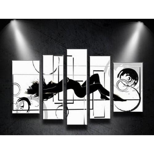 100%Hand-painted Modern Human body art Abstract Landscape charming Oil Painting On Canvas Scenery On Wall For Home Decoration