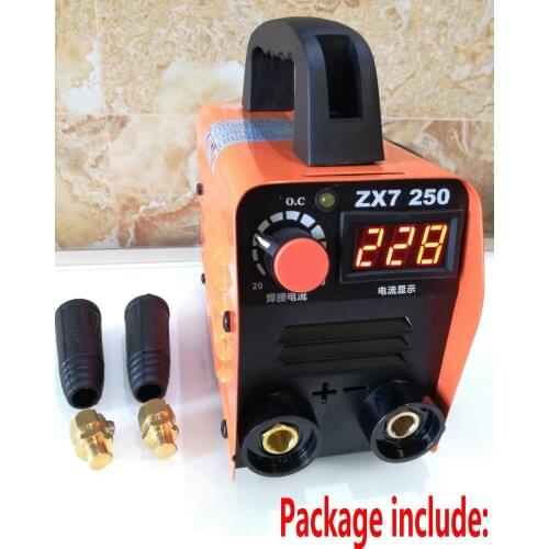 110v-220V ZX7-250 10-250A Arc Force Electric Welding Machine Mini LCD Digital Display MMA IGBT Inverter Welders