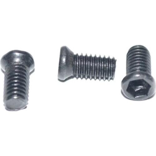 30Pcs M2 M3 M4 Allen inner hexagon Flat Countersunk head OD 3mm-5.3mm Screws Harden black Small hex Screw bolt Length 5mm-9mm