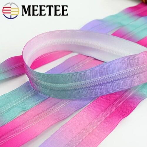 30Yards 5# Nylon Zippers for Sewing Bags Plastic Zips Coat Pencilcase Garment Decoration Garment DIY Repair Accessories