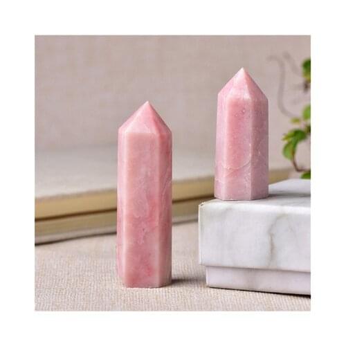 3PCThe manufacturer directly supplies natural crystal column powder Aobao single pointed hexagonal prism powder crystal raw ston