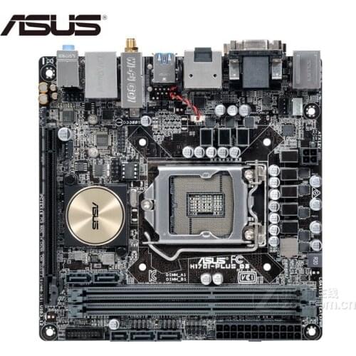 Used motherboard ASUS H170I-PLUS D3 DDR3 Socket 1151 Desktop Mainboard DDR4 Dual Channel mainboard