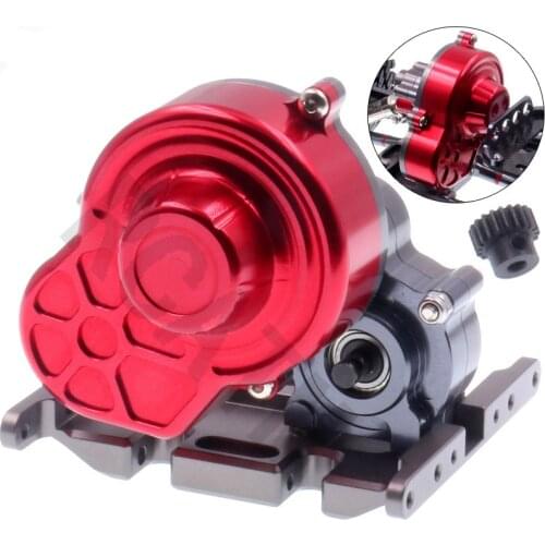 CNC machining all-metal central gearbox for 1/10 AXIAL SCX10