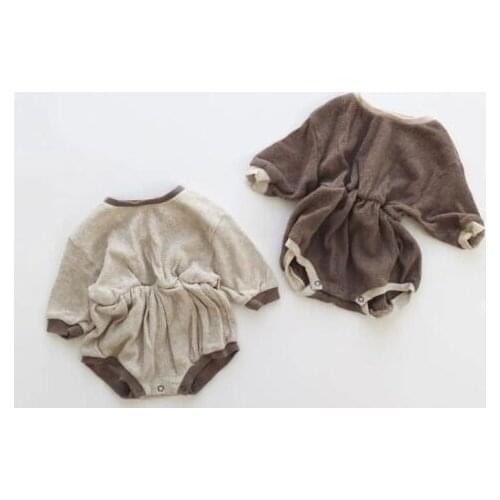 Baby Romper 2021 Newborn New Summer Girl Boy Clothes Infant Casual Loose Long Sleeve Knit Jumpsuits Toddler Play-suit One Piece