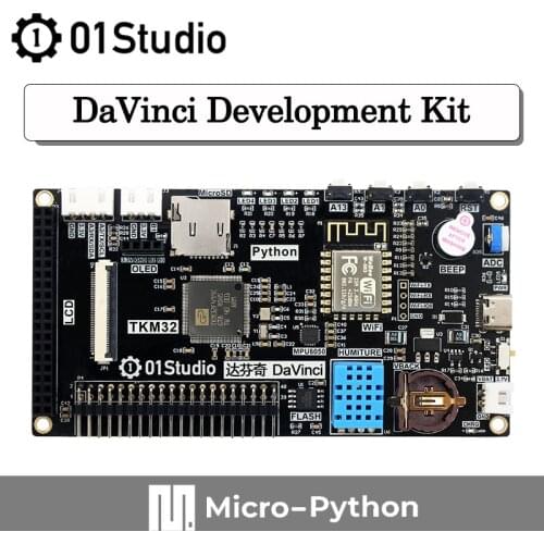 01Studio DaVinci TKM32F499 Display Development Board Micropython ARM STM32 MCU Compatiable with 4.3 7 Inch RGB LCD