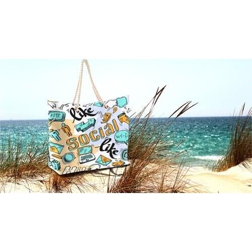 Belnido Home Digital Printed Beach Bag CN2027