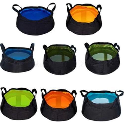 Portable Basin Bags for Outdoor Camping Convenient Foldable Folding Water Bag Sink Large Capacity Wash Basin 8.5L