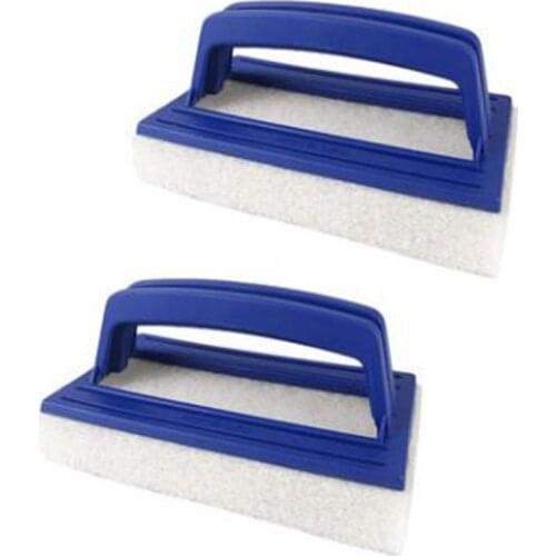 Handle Pool Wall Scrubbing Tool Portable Sponge Cleaning Brushes Hot Scum Sink Swimming Pool Waterline Scrubber