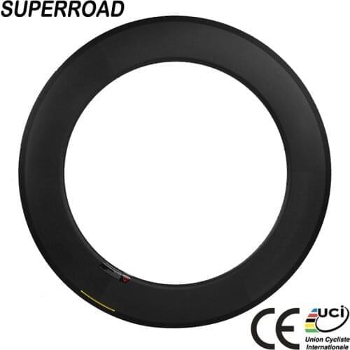 Special Price 25mm Wide 88mm Deep Carbon Road Road Bike Tubeless Rims With Basalt Brake
