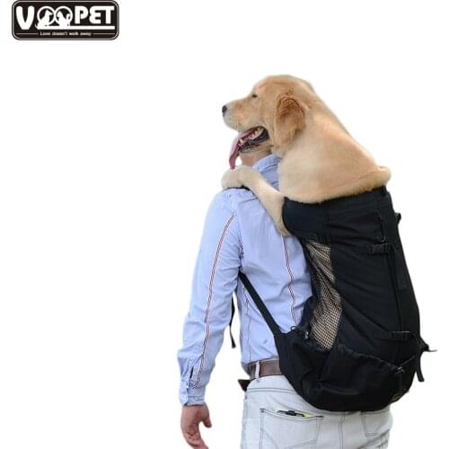 Pet Dog Carrier Bag Adjustable Big Dog Travel Bags for Large Dogs Breathable Golden Retriever Bulldog Backpack Pets Products