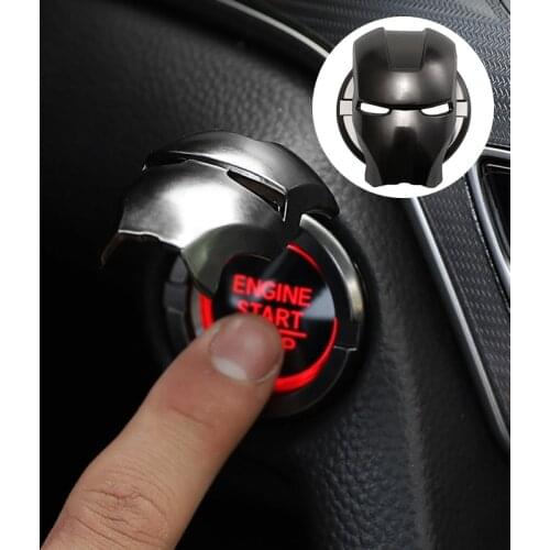 Universal Car Styling One-Key Start Protection Cover Decoration Car Modification Transformers Car Ignition Switch Decoraton Ring