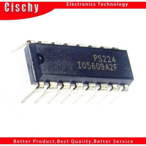 10pcs/lot PS224 PS224U PS224C DIP-16 In Stock