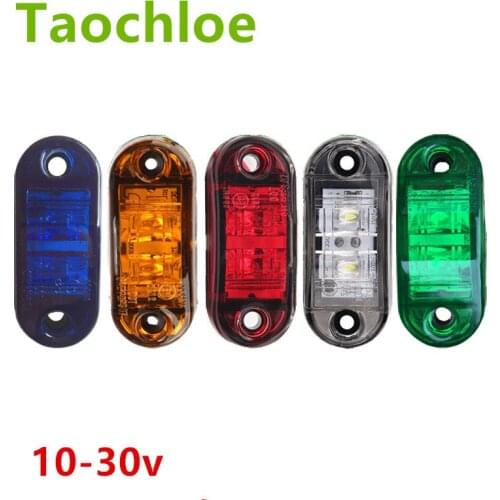 10pcs ADR E4 LED Side Marker Light Clearance Lamp 12V 24V E-marked Car Truck Trailer BUS Rear lamp external Lights Parking light