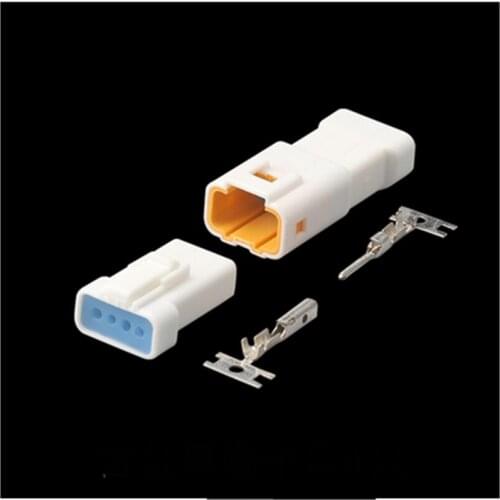 100 sets 4 pin way JST JWPF 0.7mm pitch terminal male female auto connector plug 04R-JWPF-VSLE-S 04T-JWPF-VSLE-S