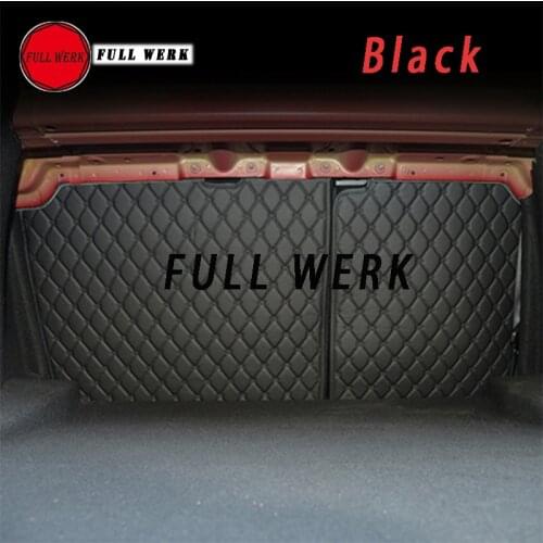 2pcs/set PU Car Seat Back Anti Kick Pad Mat Protective Cushion Protector for Tesla Model 3 Accessories Black Black with Red