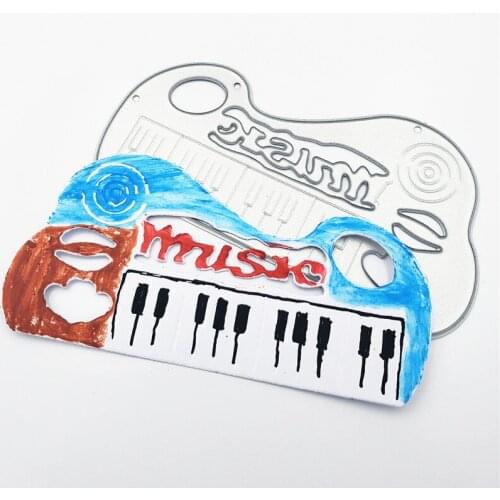 Childrens Electronic Organ Metal Cutting Dies For DIY Scrapbooking Album Embossing Paper Cards Decorative Crafts