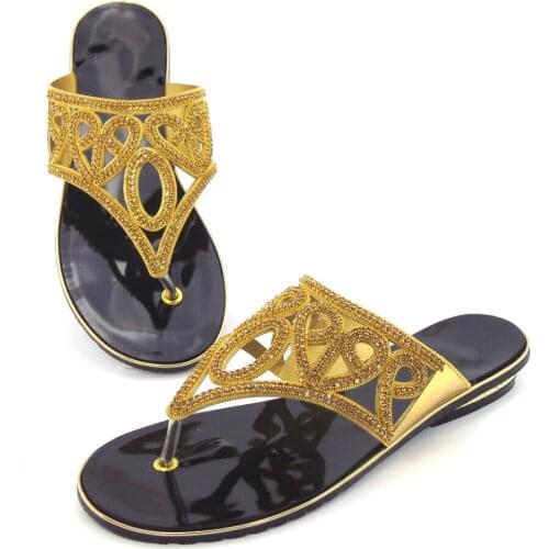 Doershow African Sandals Woman Shoes 2016 Crystal Womens Pumps For Party!!DD1-70