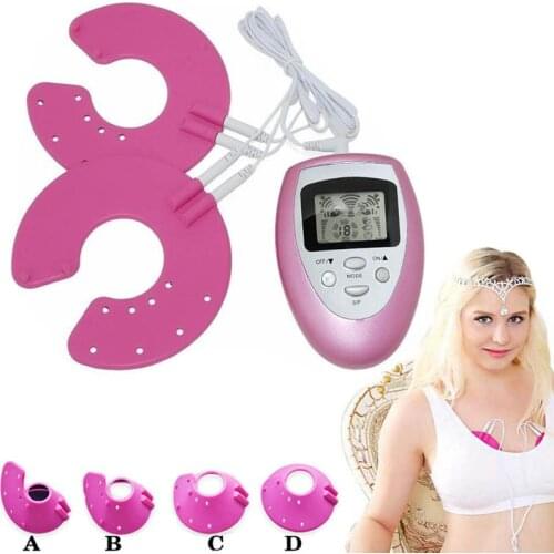Electronic Muscle Firmer Massage Breast Enhancer Bust Enlargement Growth Muscle Stimulator Pulse Massager Chest Massage Enlarger