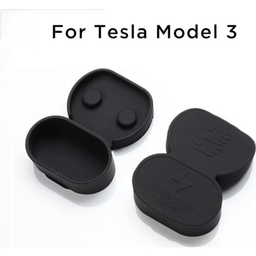 Europe Car Charging Port Dust Plug Protective Cover For Tesla Model 3 2021 Accessories
