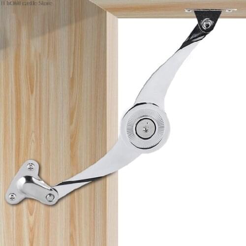 Hydraulic Randomly Stop Hinges Kitchen Cabinet Door Adjustable Polish Hinge Furniture Lift Up Flap Stay Support Hardware