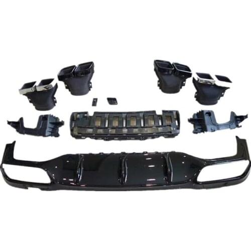 Suitable for E63 AMG Tail Throat Tail Lip Mercedes E-Class W213 Tail Lip Tail Throat E260 E300 Tail Throat Square Mouth