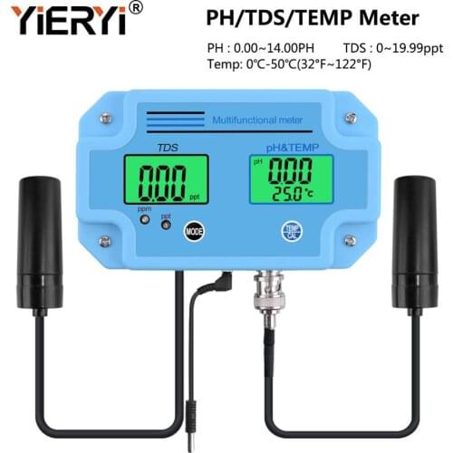 Tds Meter Tester Digital Monitoring Equipment Tool PH-2983 2 in 1 High Accuracy Monitoring Equipment Tool