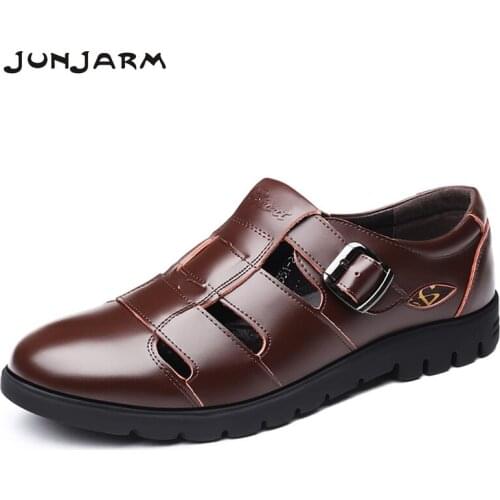 JUNJARM Men's Leather Sandals