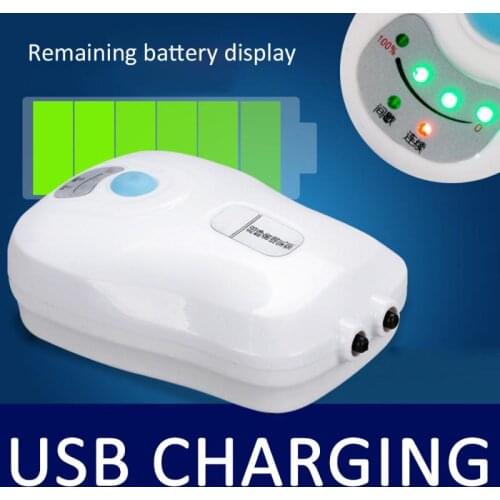Oxygen Pump AC And DC Dual-use Aeration Pump Charging Oxygen Machine Aquarium Fish Tank Oxygenation Pump Fishing Oxygena