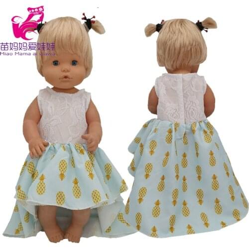 Nenuco Sister Doll Dress Ropa Y Su Hermanita Reborn Baby Doll Lace Dress Toys Clothes