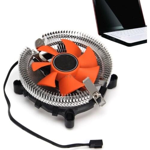 2200rpm CPU Silent Fan Cooler Cooling Heatsink For Intel LGA775/1155 AMD AM2/3
