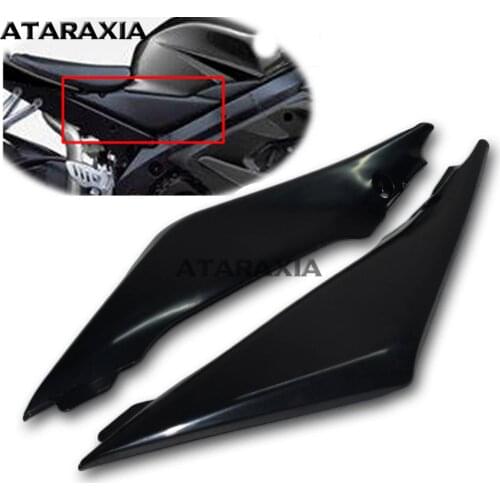 GSXR1000 K5 05 06 Motorcycle Gas Tank Side Left Right Cover Panel Fairing Black ABS Plastic For SUZUKI GSX-R GSXR 1000 2005 2006