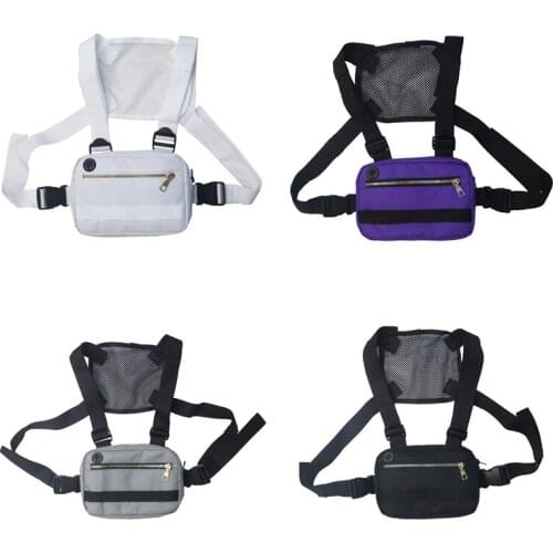 2021 Men Women Chest Rig Bag Hip Hop Streetwear Waist Bag Adjustable Tactical Fanny Waist Packs