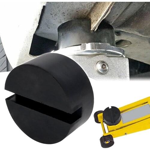 Universal Rubber Jack Pad Support Pinch Weld Slotted Floor Frame Rail Adapter Car Removal Repair Tool For VW KIA Ford Renault