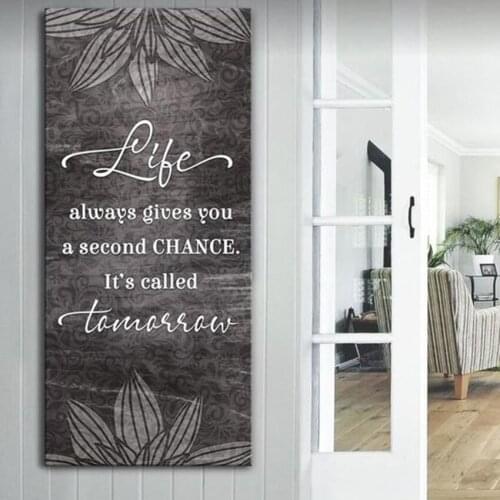 Top popular 5d diamond painting full square/round life tomorrow 5d diamond mosaic sale picture of rhinestone home wall sticker