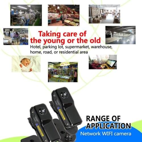 WIFI IP Cam Remote Surveillance DV Home Security Micro Camera for iphone X 7 8 ipad Android