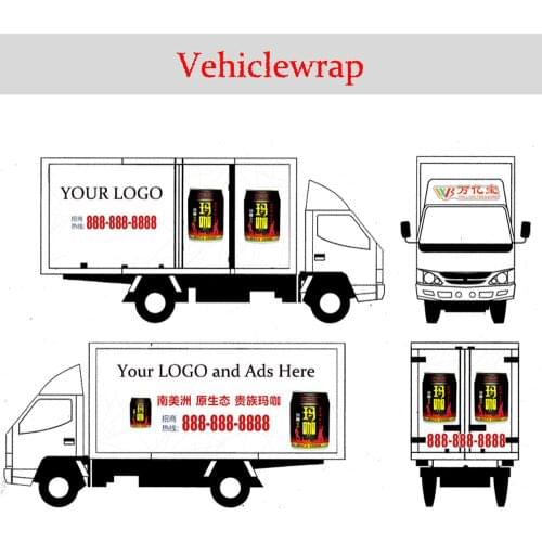 YINPINHUI Customizing Vehiclewrap Cars Vehicle Paste Paper Sticker Ads
