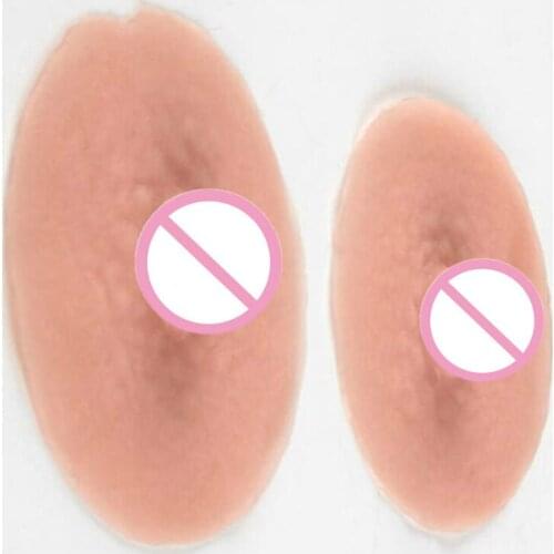 New 1 Pair Silicone Nipple Covers Self Adhesive ReusableCrossdresser Breasts Soft Lifelike Mastectomy Drag Queen 32g/pair
