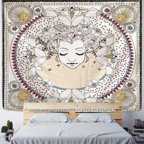 Home Decoration Accessories Eye Tarot Tapestry Wall Hanging Ins Bohemian Art Hippie Witchcraft Mural Living Room Home Decor