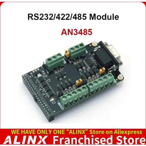 ALINX AN3485: ALINX RS232/422/485 Module for FPGA Board