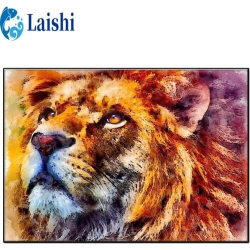 5D DIY Doodle fantasy lion Animal art Diamond Painting Cross Stitch full drill Diamond Embroidery New Handicrafts Home Decor