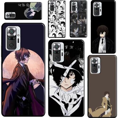 Dazai Osamu Bungo Stray Dogs For Xiaomi Redmi Note 10 Pro 7 8 9S 8T Note 9 Pro Case For Redmi 9C 9T K40 9A Back Cover