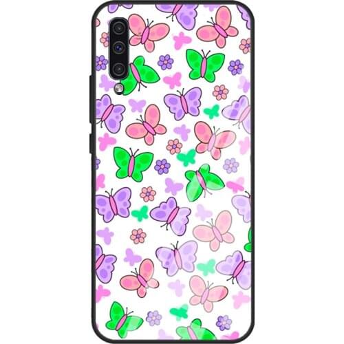 BUTTERFLY BADDIE Tempered Glass Case For Samsung A52 A12 A32 A42 A72 A31 A51 A71 A40 A50 A70 A20e A21S