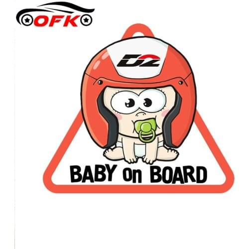 Baby Car Decals, Car Decoration, Personalized Color PVC Waterproof Car Decals, Suitable for All Kinds of Cars, 16cm*14cm