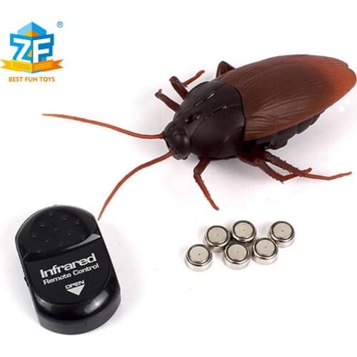 Simulation infrared electronic remote control animal robot insect prank cat dog pet toy cockroach remote control spider cobra