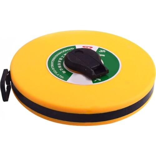 NEW 10/20/30/50/100M Hand Disc Ruler Carpenter Metric Measuring Meter Tape Measure Tool