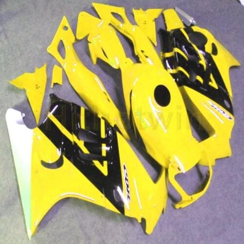 Motorcycle body kit for CBR600F3 1997-1998 F3 97 98 ABS Plastic Fairing+Botls+yellow