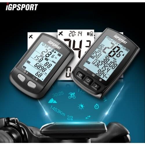 IGS50E 40 Hours Long Battery Life Gps Sport Bike Bicycle Cycle Computer Workable With Speed Cadence Heart Rate