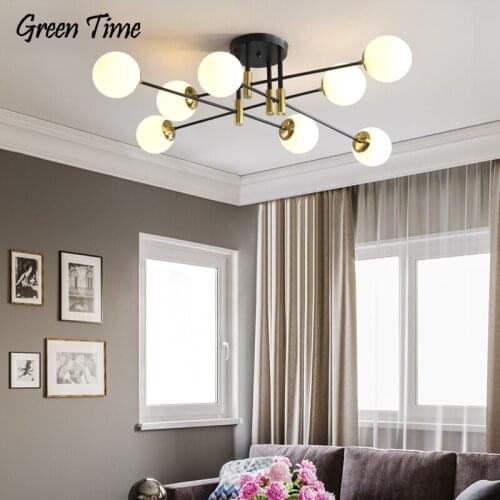 Nordic Lustre Home Lights Chandelier For Living room Bedroom Dining room Kitchen Indoor Ceiling Mount Chandeliers Lamp Aluminum