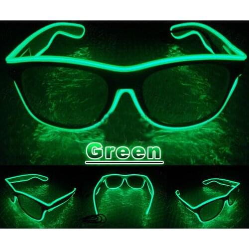 Cool Party Decorative Luminous Glasses Flashing Wire LED Sunglasses Lighting Classic Gift Bright Light Festival Supplies